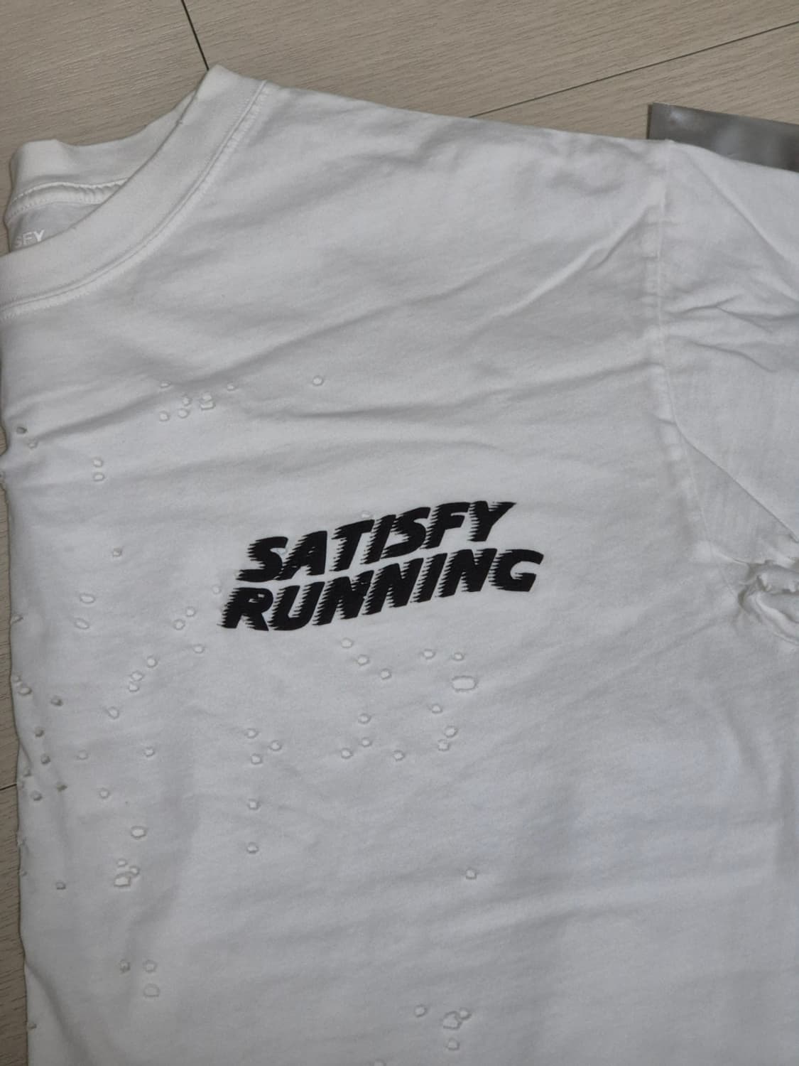 새티스파이 모스테크 티셔츠 오프 화이트 L 상품이미지2