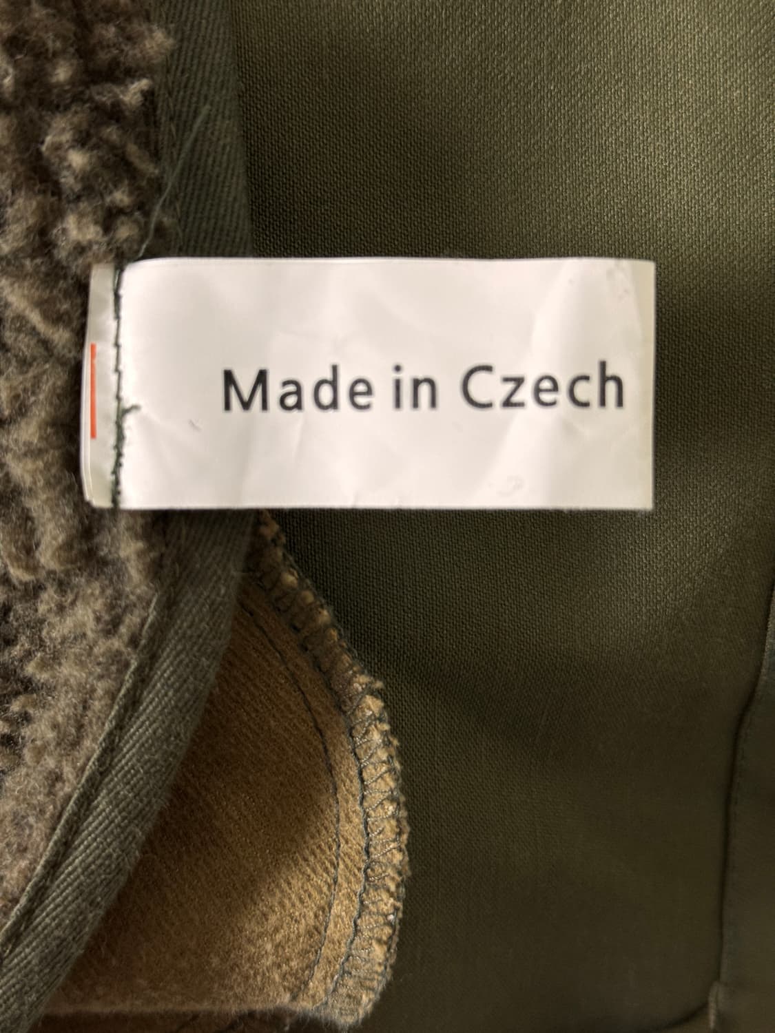 체코군 파카 카키색 50사이즈 상품이미지4