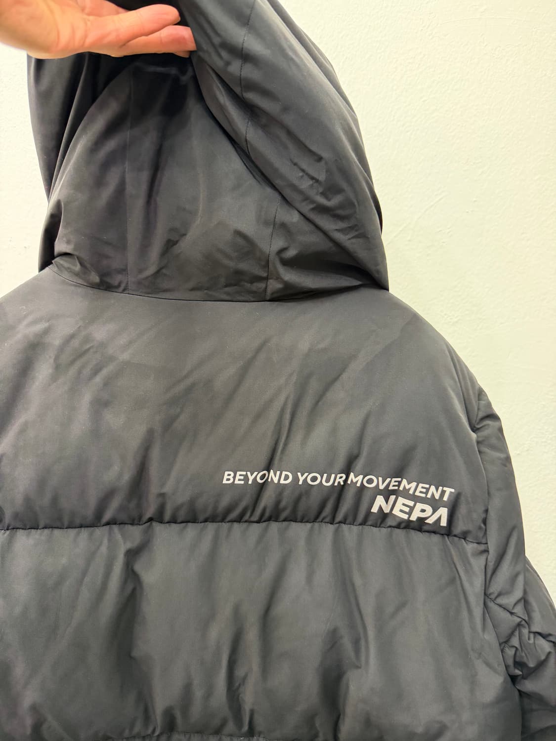 정품) NEPA 네파 남성 블랙 패딩 100 상품이미지6