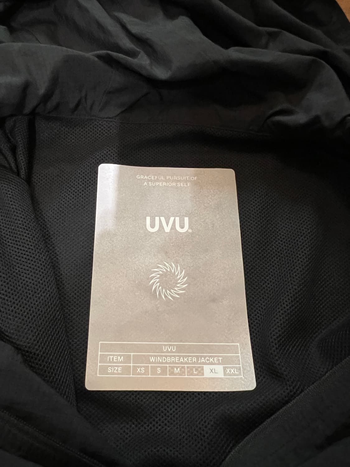 UVU Ultralight Windbreaker Black 상품이미지3