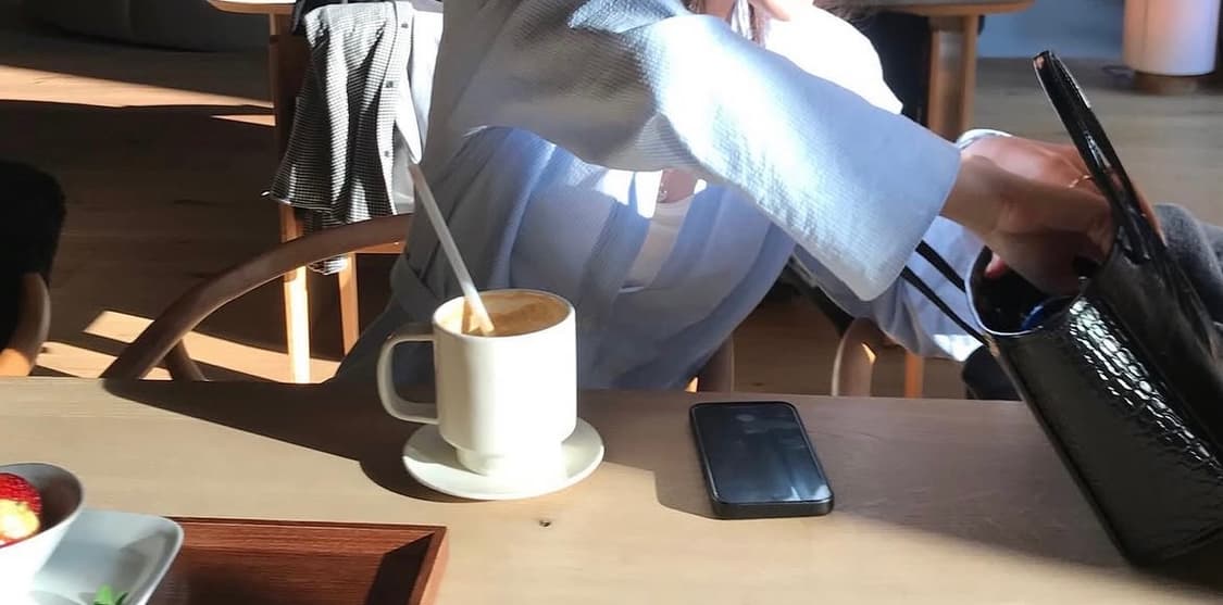 르애leA 블루 스트라이프 로브 셔츠 상품이미지2