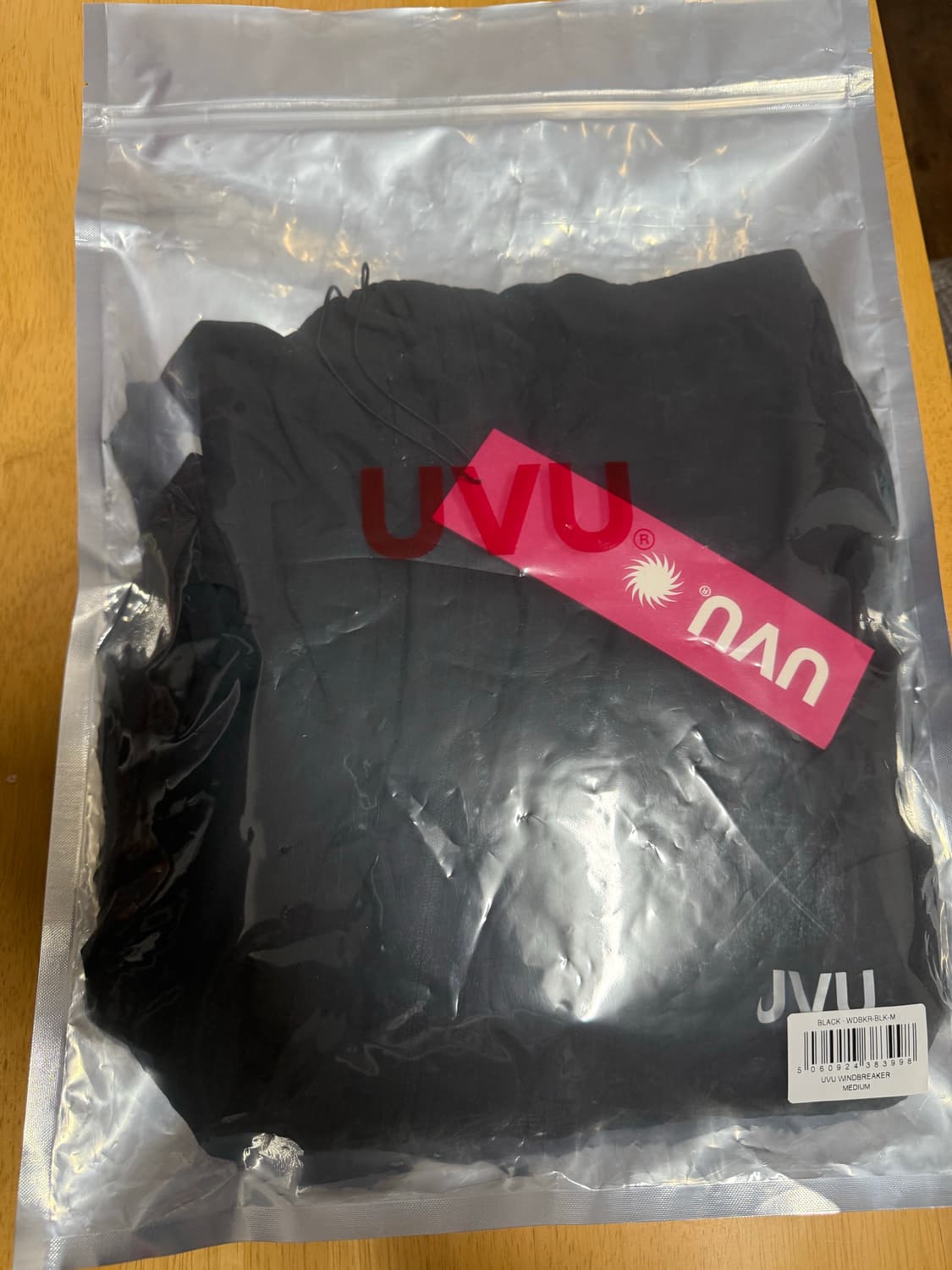 UVU 윈드브레이커 블랙 m 상품이미지2