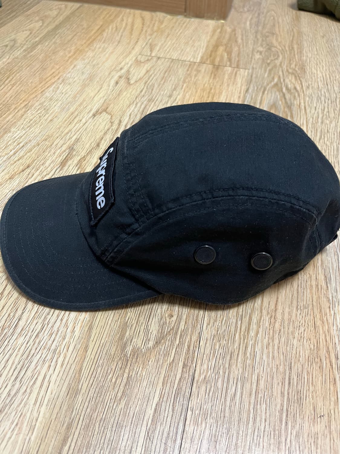 슈프림 23fw 밀리터리 캠프캡 블랙 상품이미지3