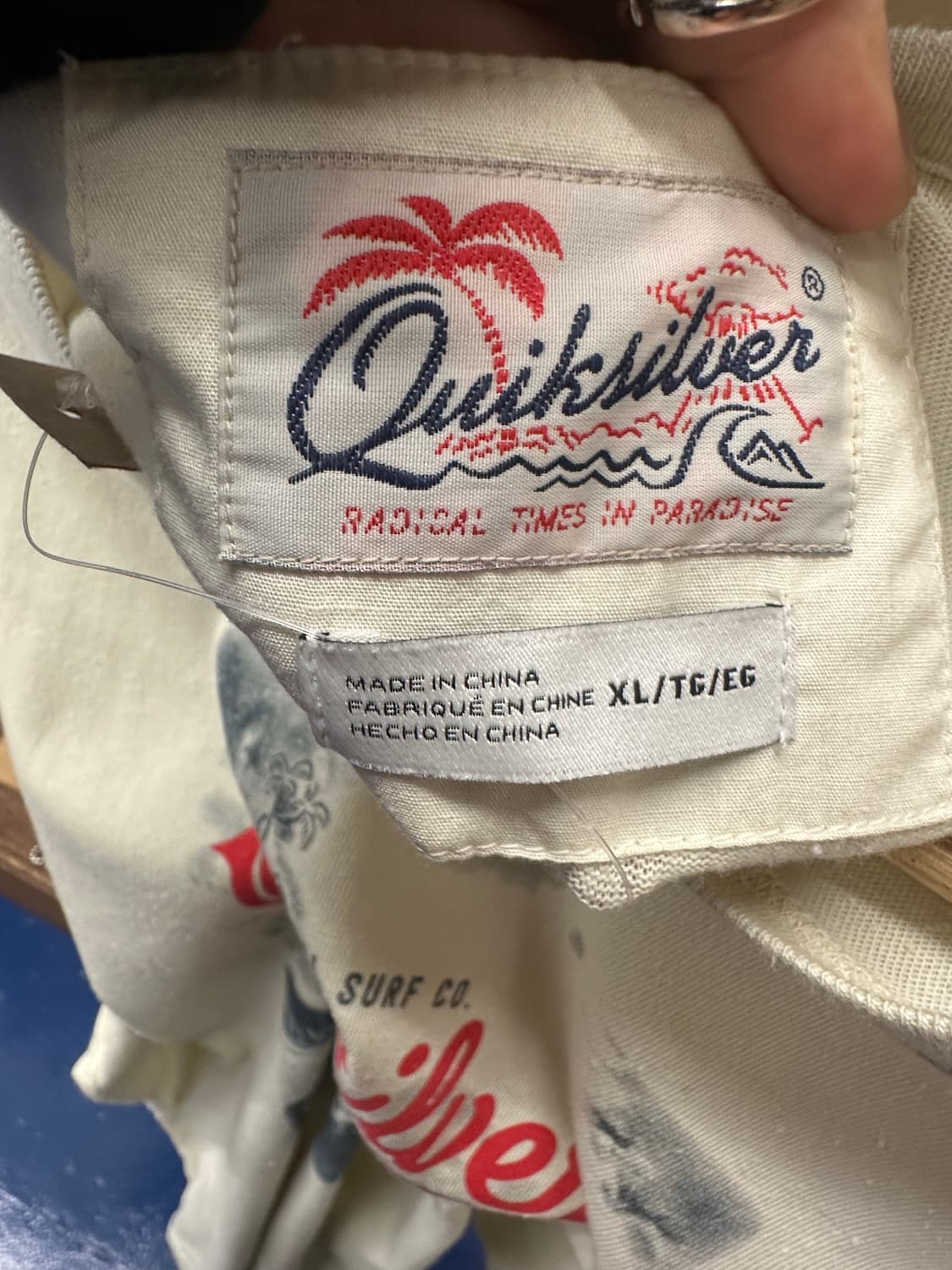 퀵실버 싱글스티치 반팔티 상품이미지4