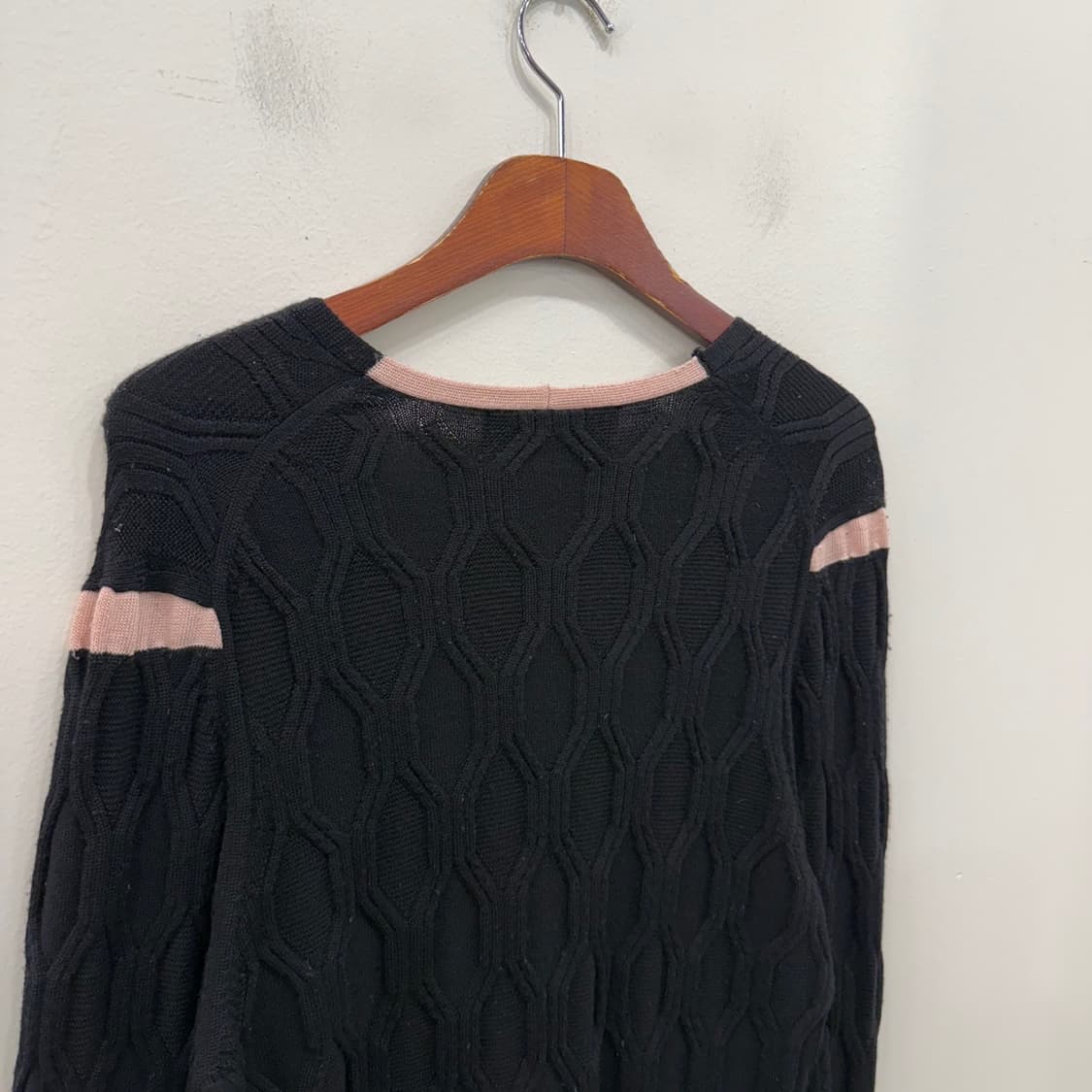 COMME des GARCONS HOMME 100 울소재 집업 니트 가디 상품이미지8