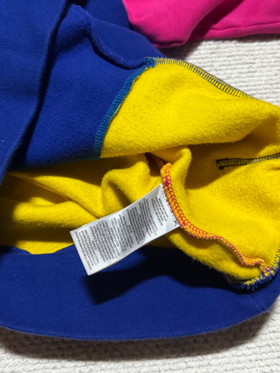 폴로 랄프로렌 컬러블록 후드티 M 상품이미지7