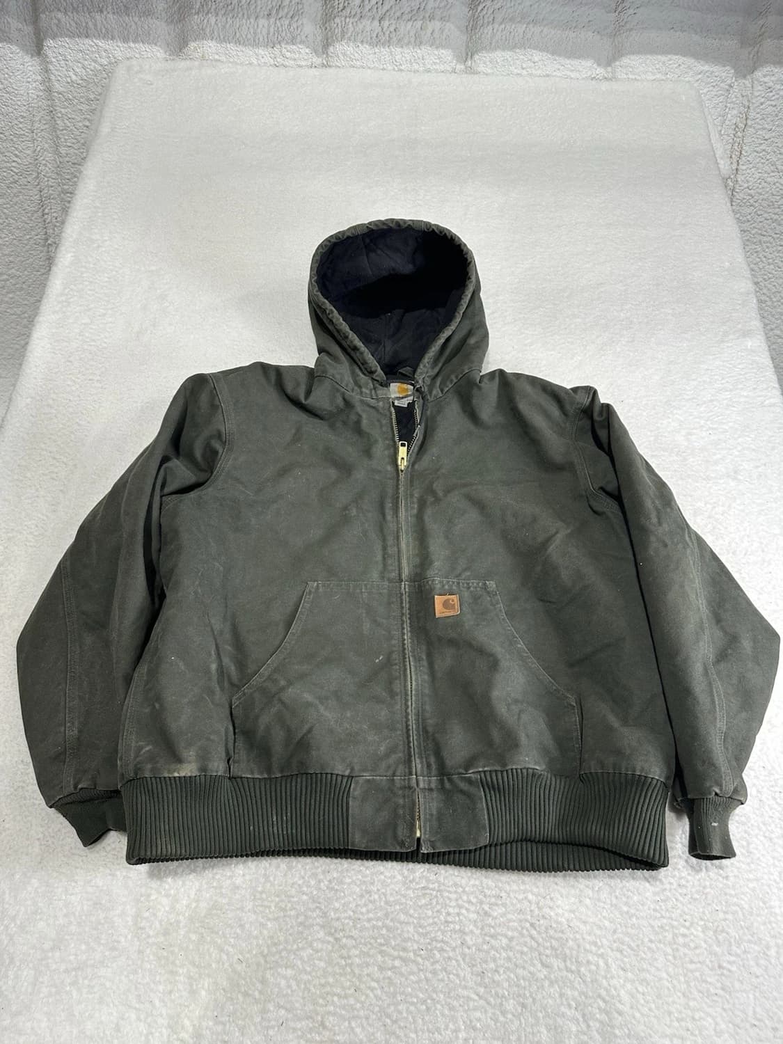 칼하트 j130 덕 액티브 자켓 모스그린 상품이미지1