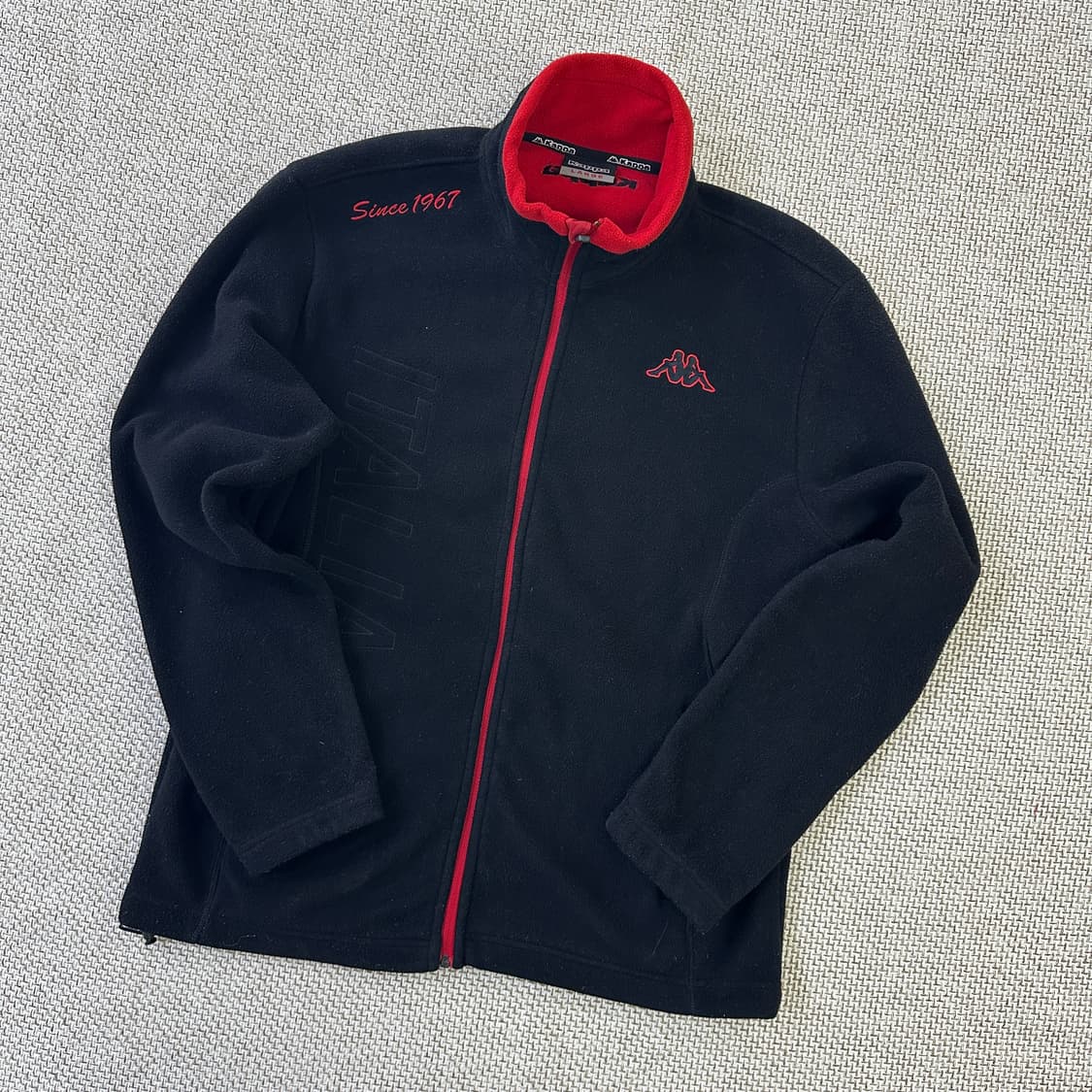 L 카파 빈티지 배색 집업 자켓 0330D 상품이미지1