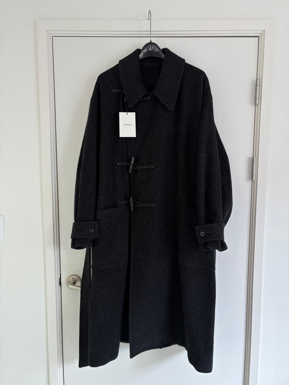 24FW 알파카 모헤어 더플 코트 상품이미지3