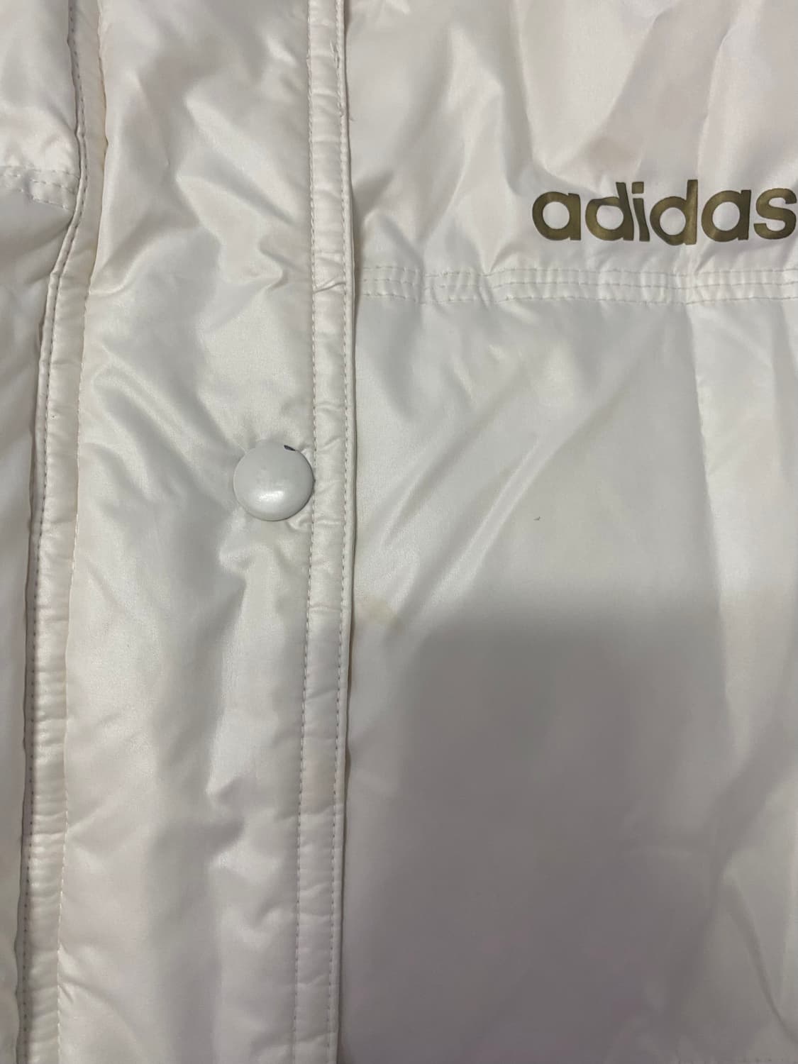 아디다스 화이트 아이보리 패딩 상품이미지4