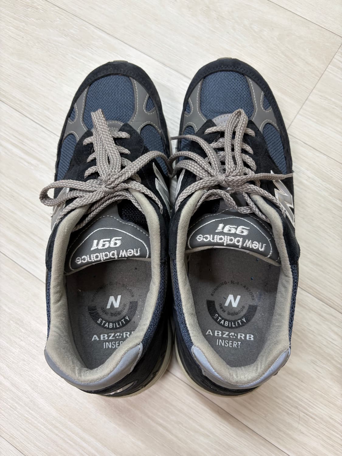 [275] 뉴발란스 991 네이비 뉴코탭 상품이미지3