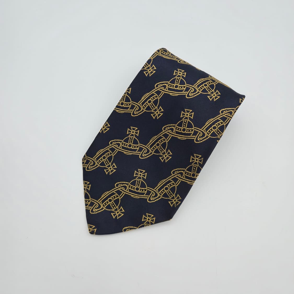 비비안 웨스트우드 실크 넥타이 [BCF10803_0332-08] 상품이미지3