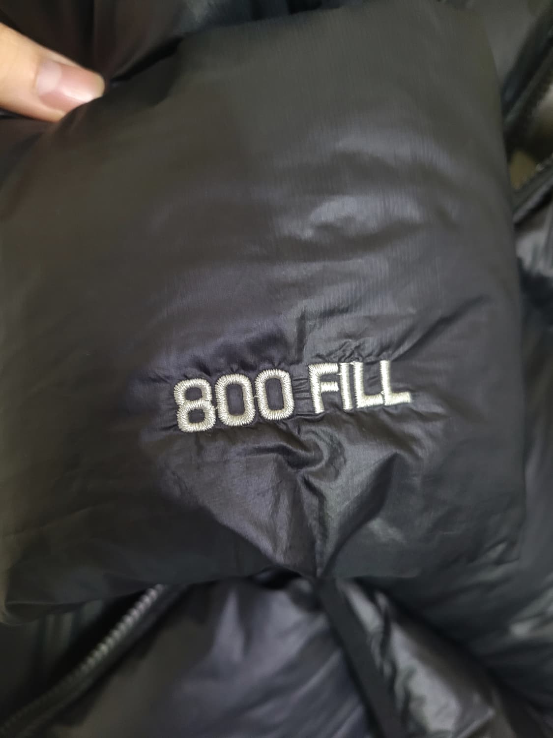 스투시 다운 파카 마이크로 립스탑 팬텀 블랙 M 상품이미지6