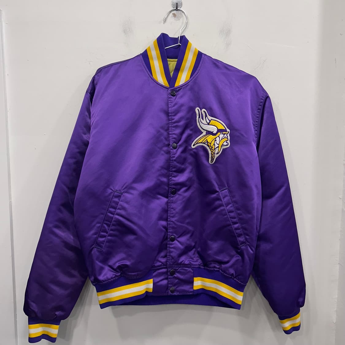 스타터 올드스쿨 NFL 미네소타 바이킹스 바시티자켓 상품이미지2