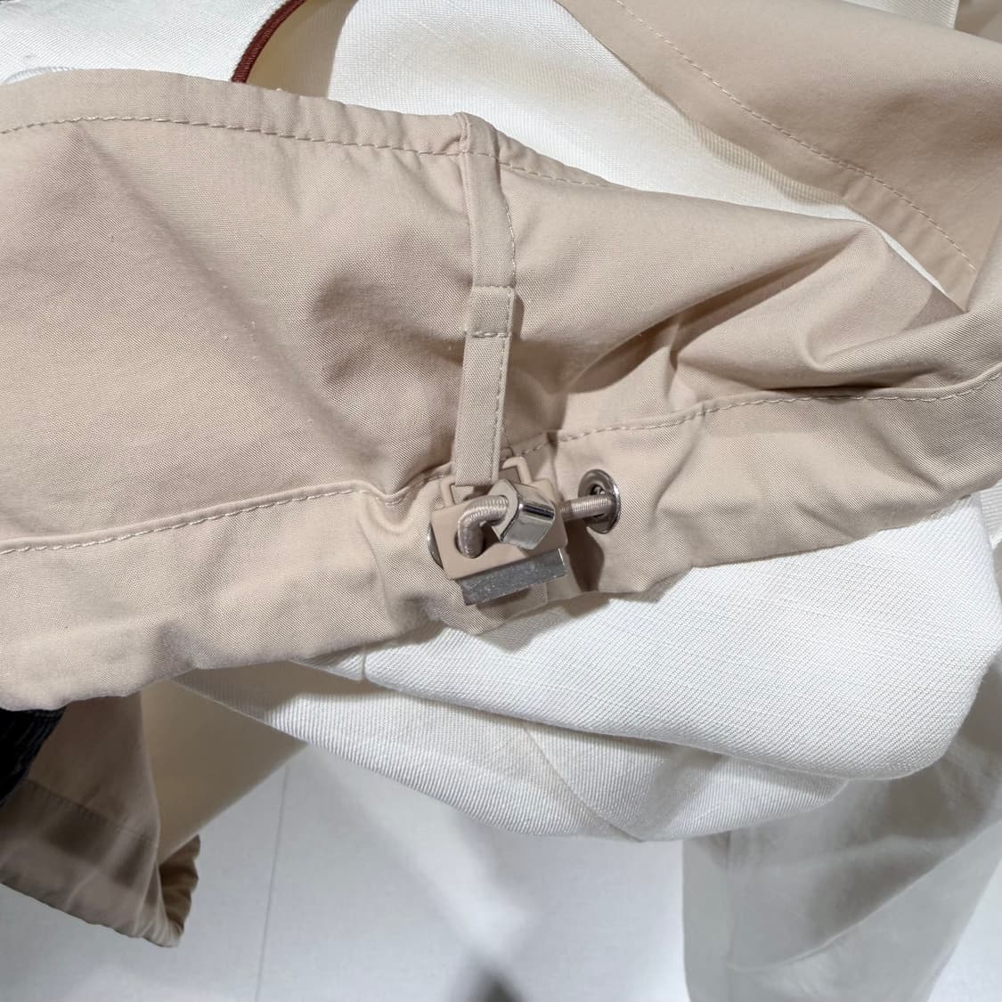 (S+/M) / 로로피아나 아이보리 다틸로 봄버 자켓 상품이미지7