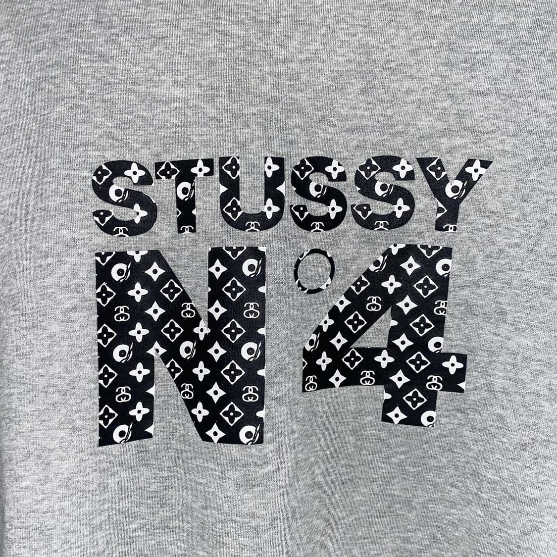 90s 스투시 루이비통 패러디 모노그램 로고 스웻셔츠 상품이미지3