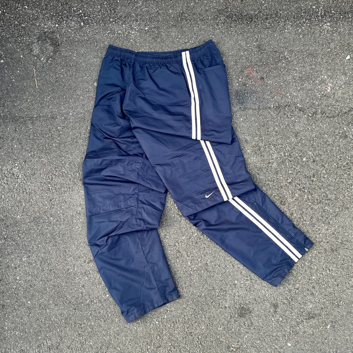 00s 나이키 와이드 사이드라인 트랙팬츠 올드스쿨 팬츠 XXL 상품이미지3