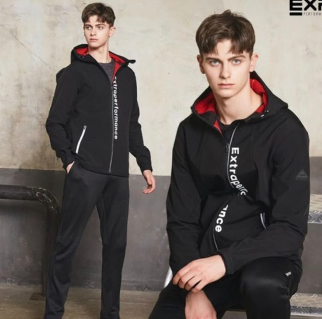 EXR 블랙 후드 자켓 상품이미지2