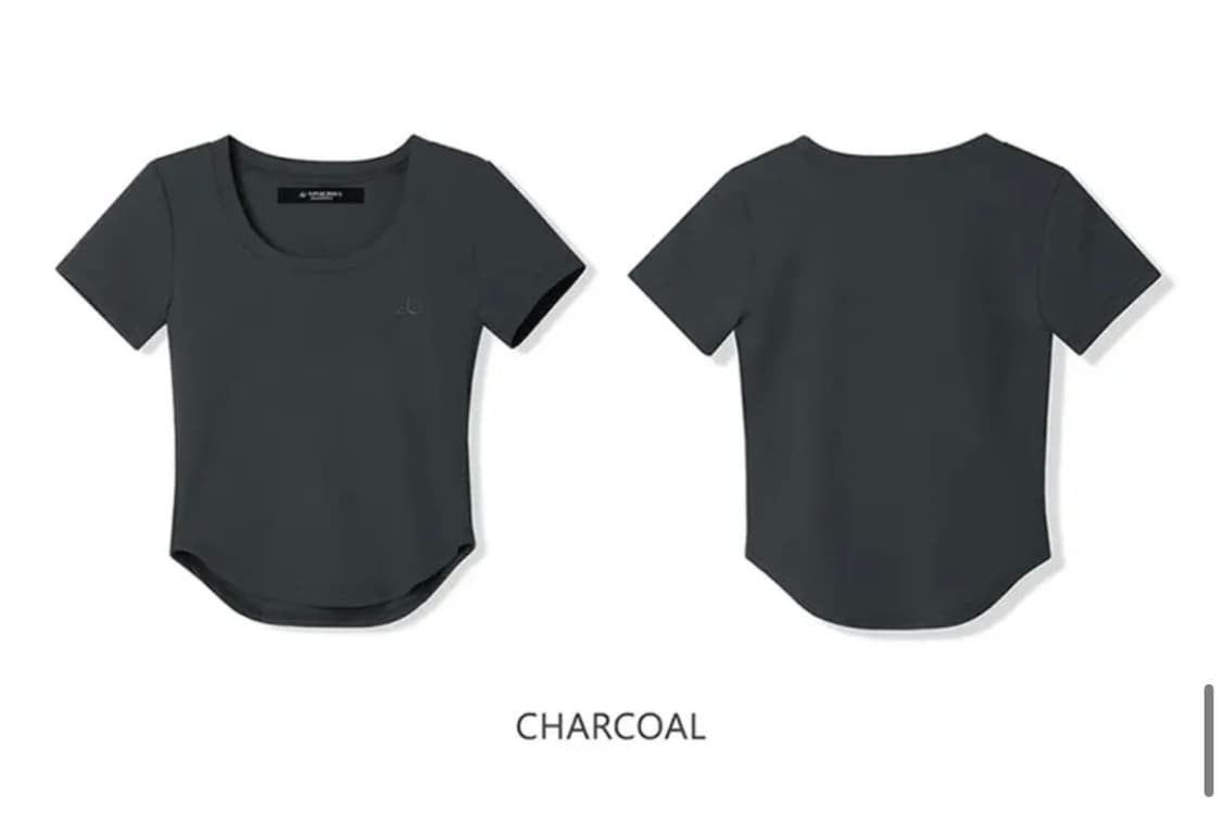 어반드레스 캔디티셔츠 반팔 챠콜 상품이미지4