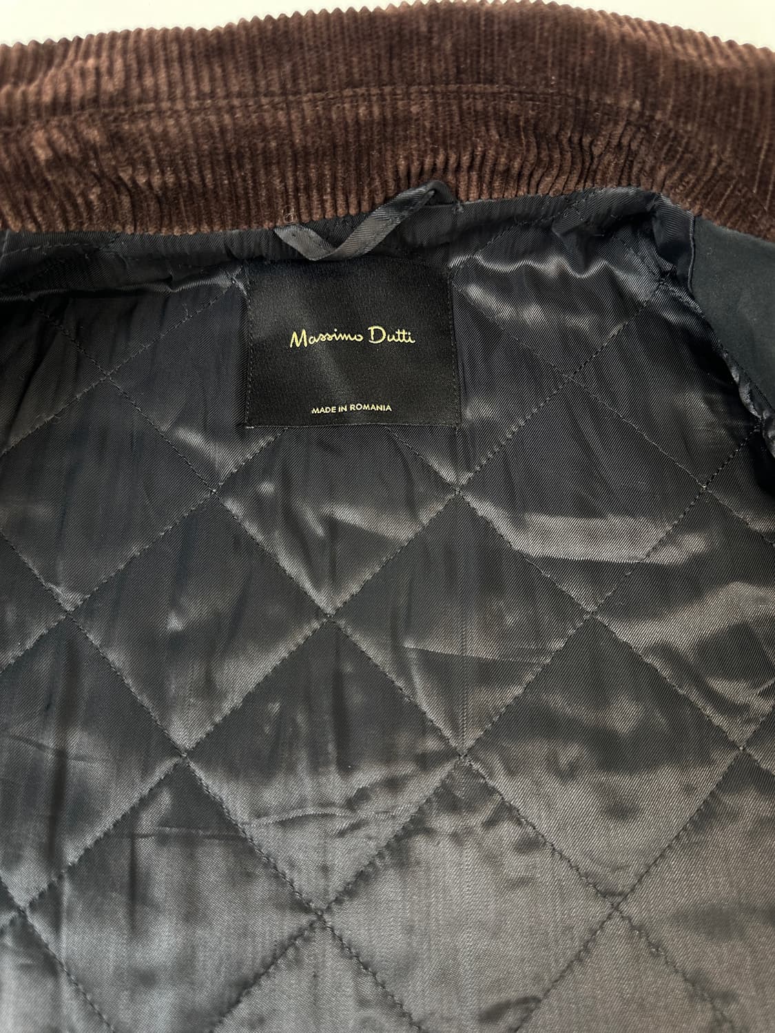 마시모 두띠 코듀로이 칼라 왁싱코튼파카 상품이미지6