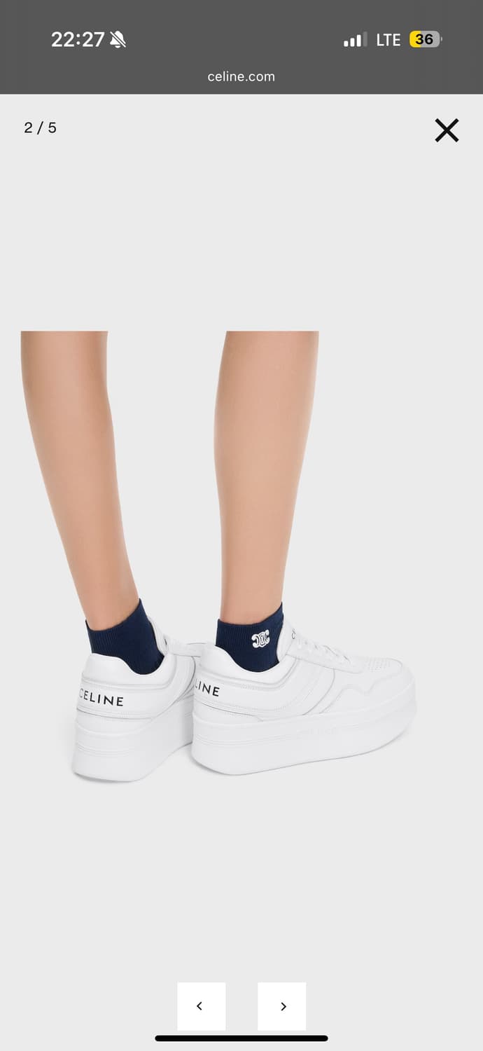 셀린느 블록 스니커즈 올흰 상품이미지4