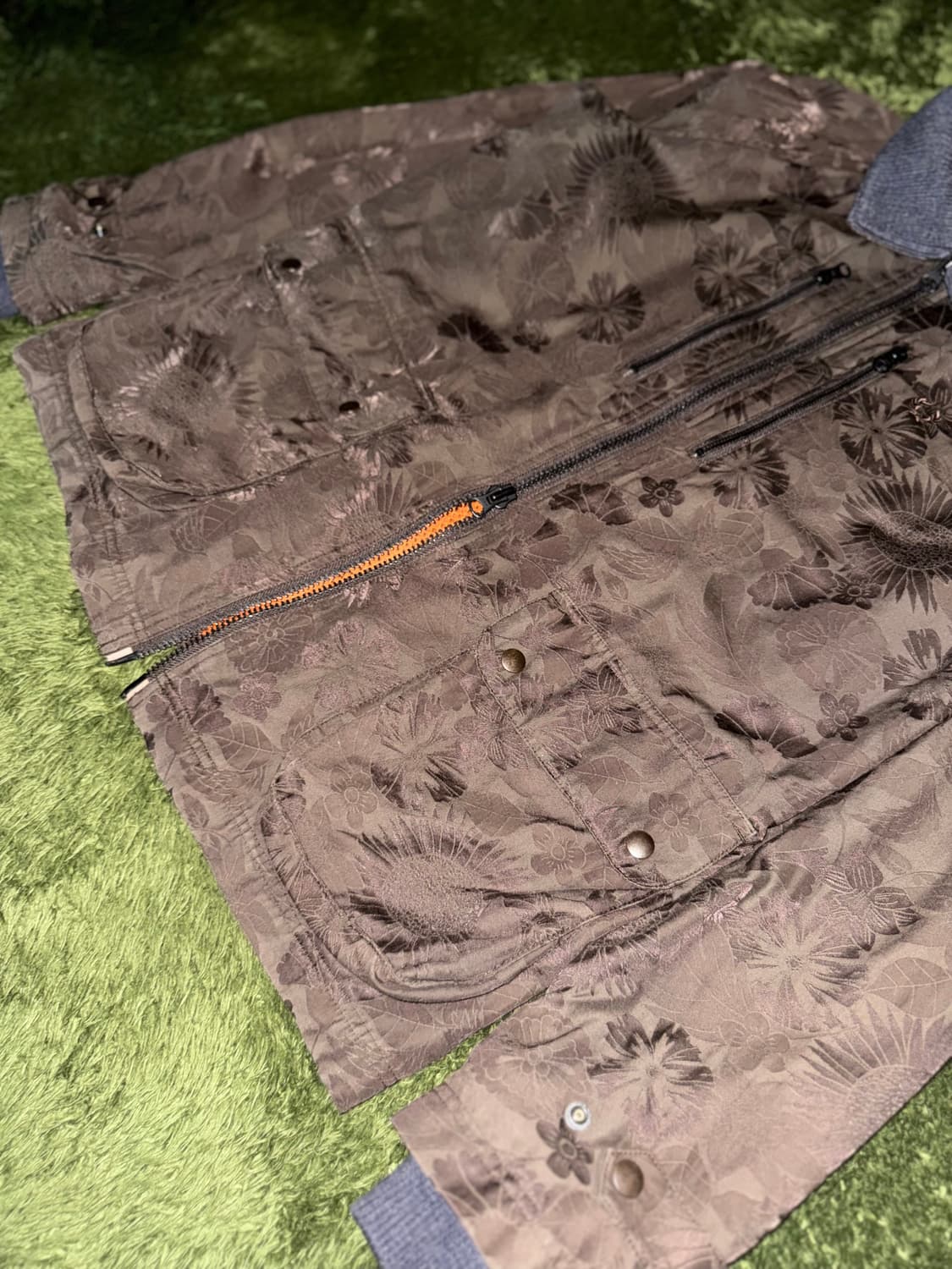 [L] 프레드페리 재팬 익스클루시브 플로랄 멀티 포켓 필드 자켓 상품이미지4