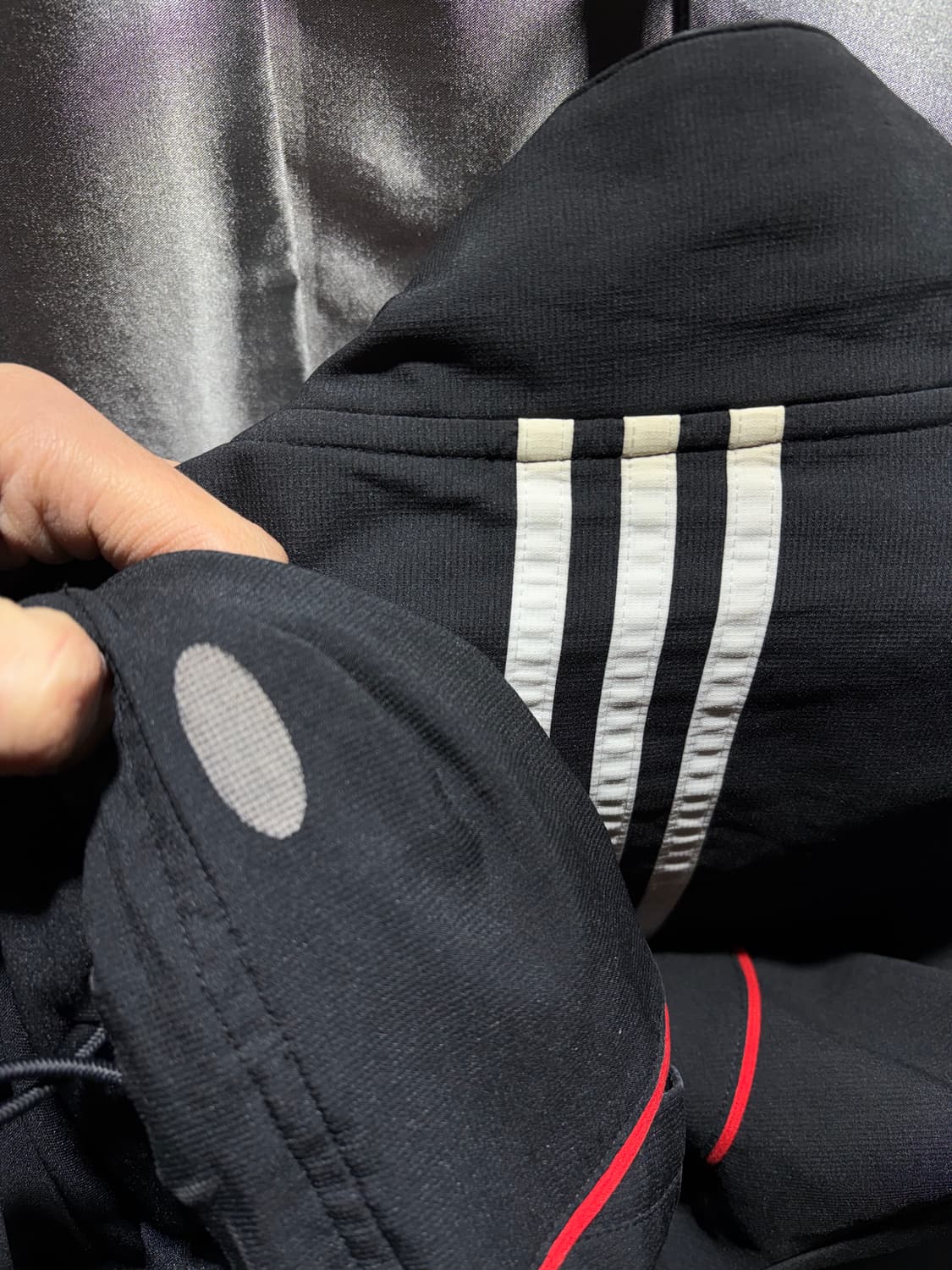 L 아디다스 삼선로고 센터라인 나일론 자켓 상품이미지9