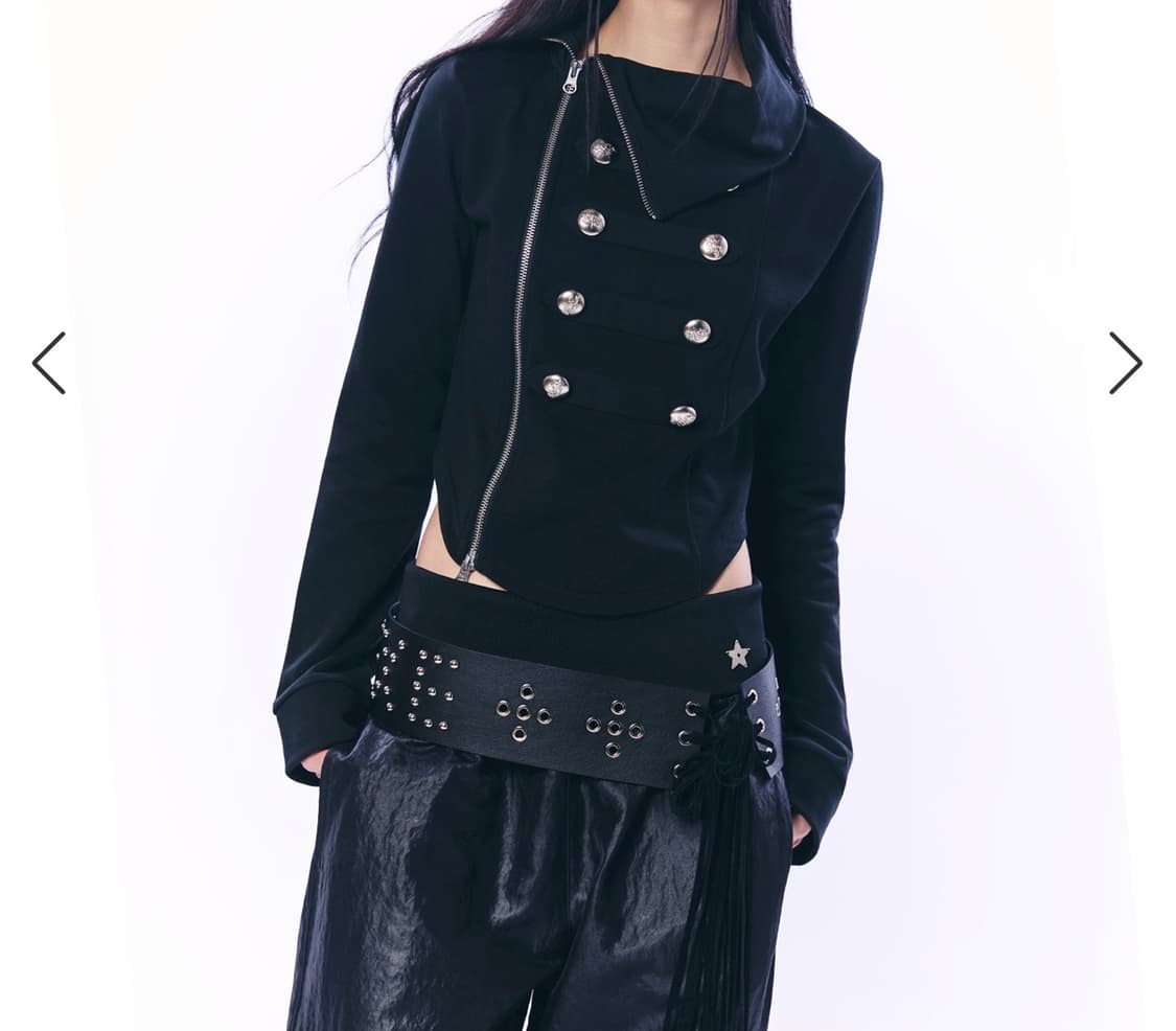 NAPOLEON HIGH-NECK JACKET / BLACK 상품이미지3