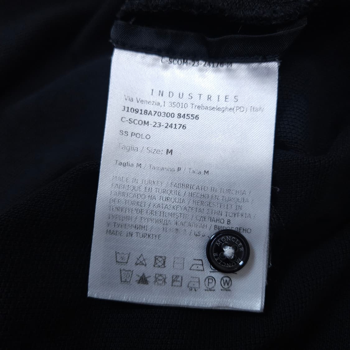 몽클레어 블랙  반팔 폴로티  SS POLO M(90) 상품이미지7