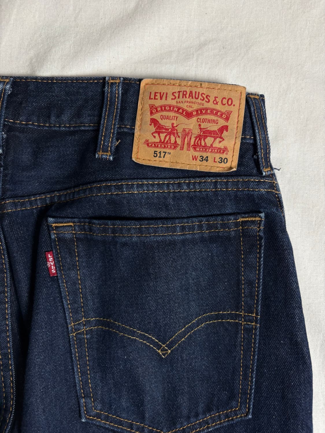 Levis 리바이스 517 데님팬츠 W34 상품이미지3