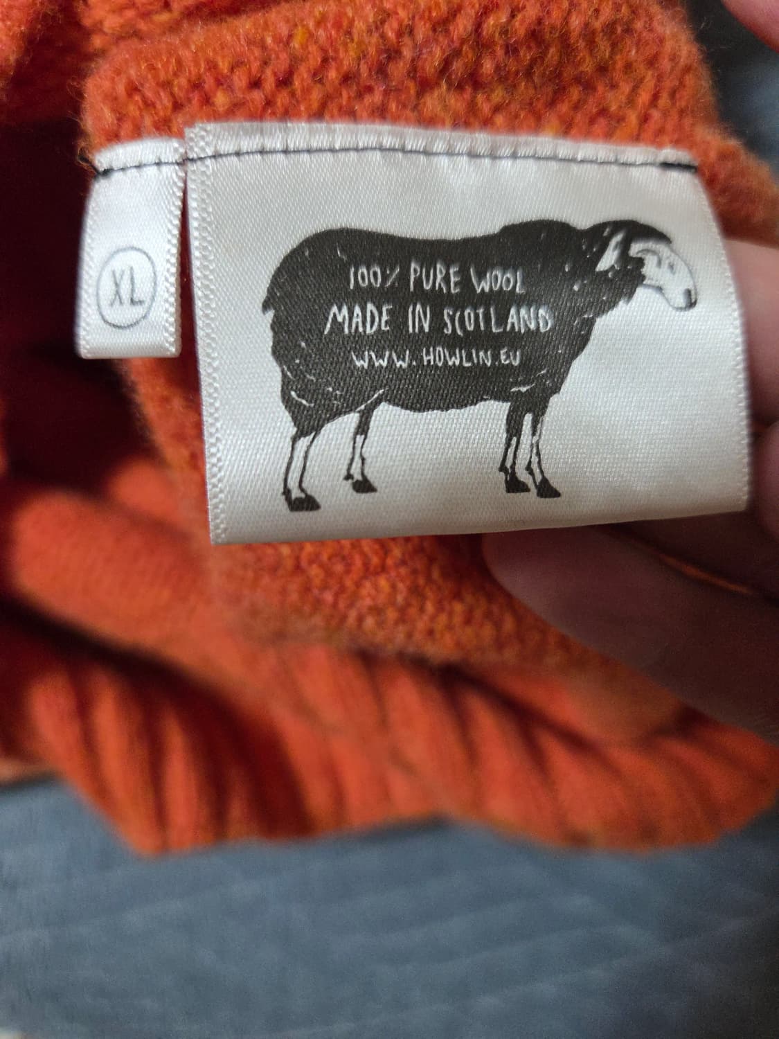 하울린 니트 XL사이즈 오렌지 상품이미지4