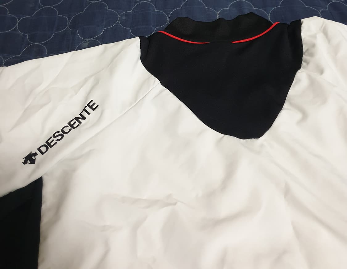 데상트 LG트윈스 반팔 바람막이 화이트 (105) 상품이미지3