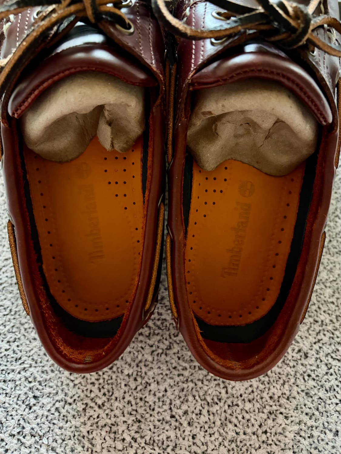 팀버랜드 2아이 보트슈즈 버건디 270 상품이미지3