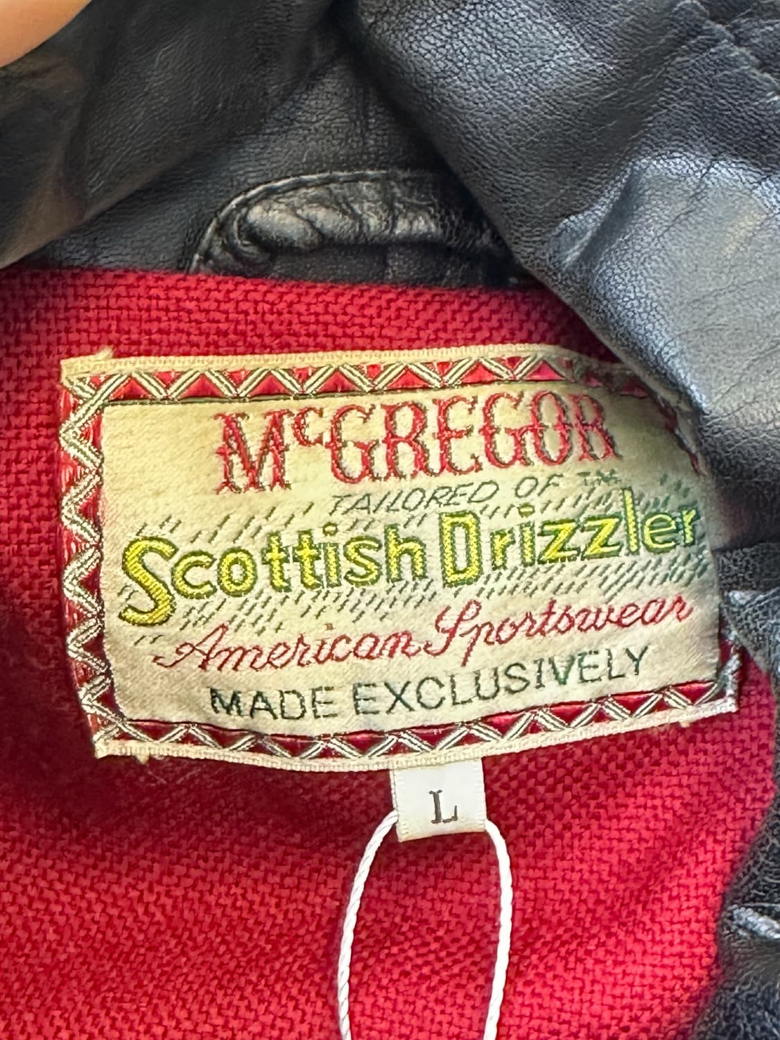 맥 그리거 스코티쉬 드리즐러 레더 자켓 상품이미지7