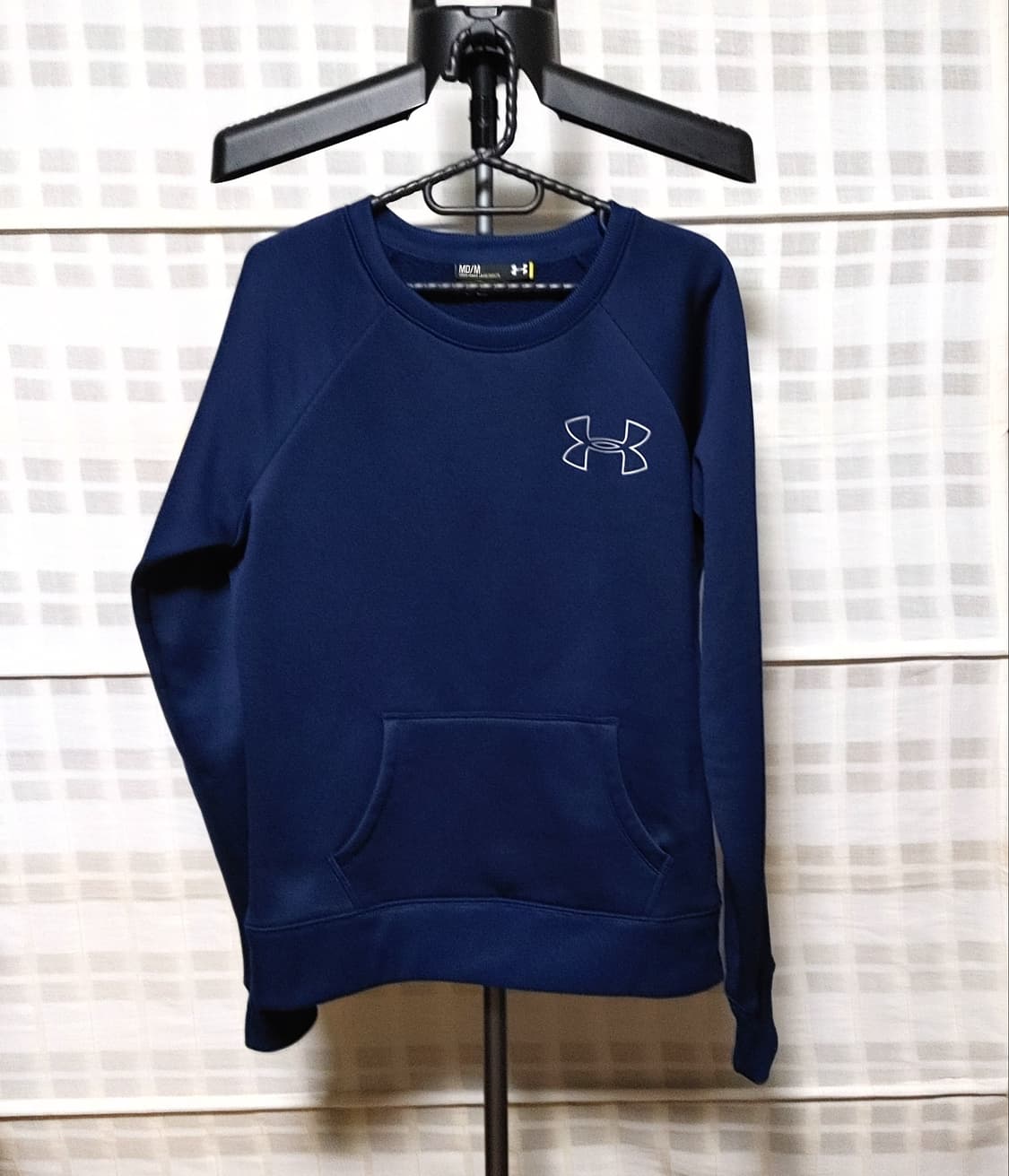(언더아머) 네이비 기모 맨투맨 티셔츠 M (95) 상품이미지3