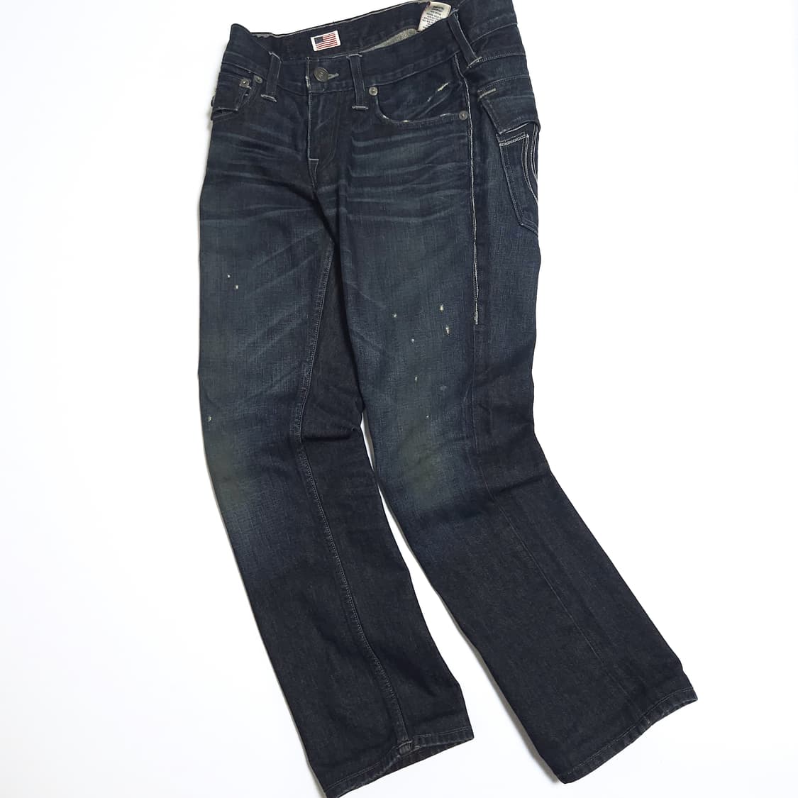 트루릴리전 USA 리키 스트레이트 워싱 데님 팬츠 상품이미지2