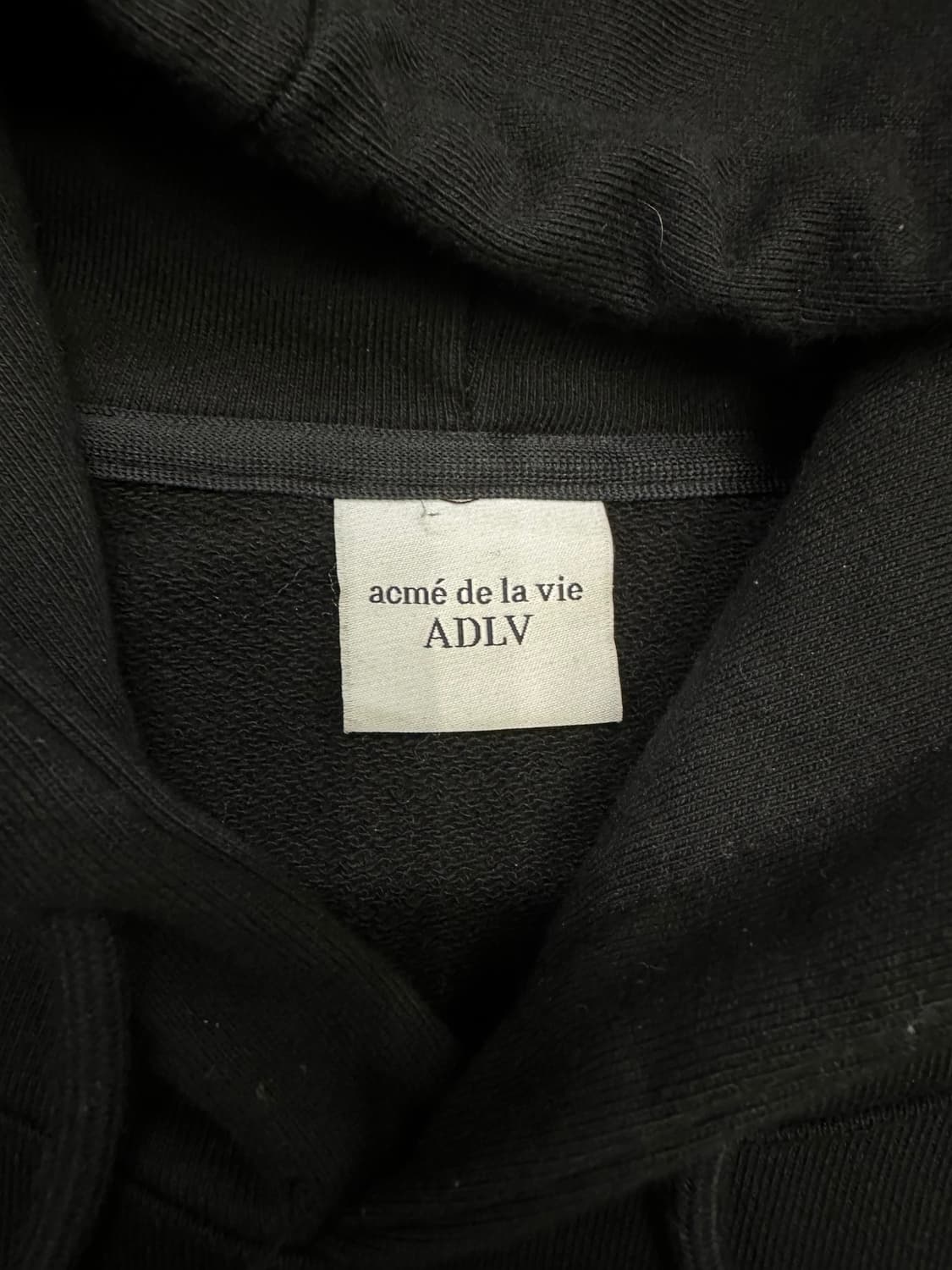 아크메드라비 ADLV 아기로고 후드티 블랙 1 [S] 상품이미지3