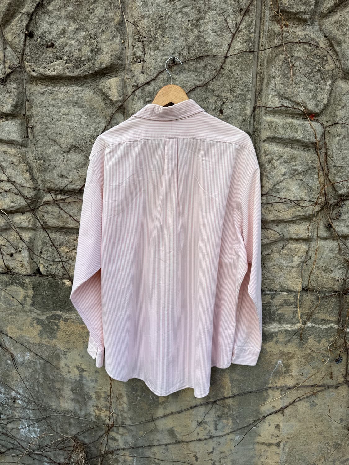 폴로 랄프로렌 빈티지 핑크 스트라이프 셔츠 빅사이즈 상품이미지2