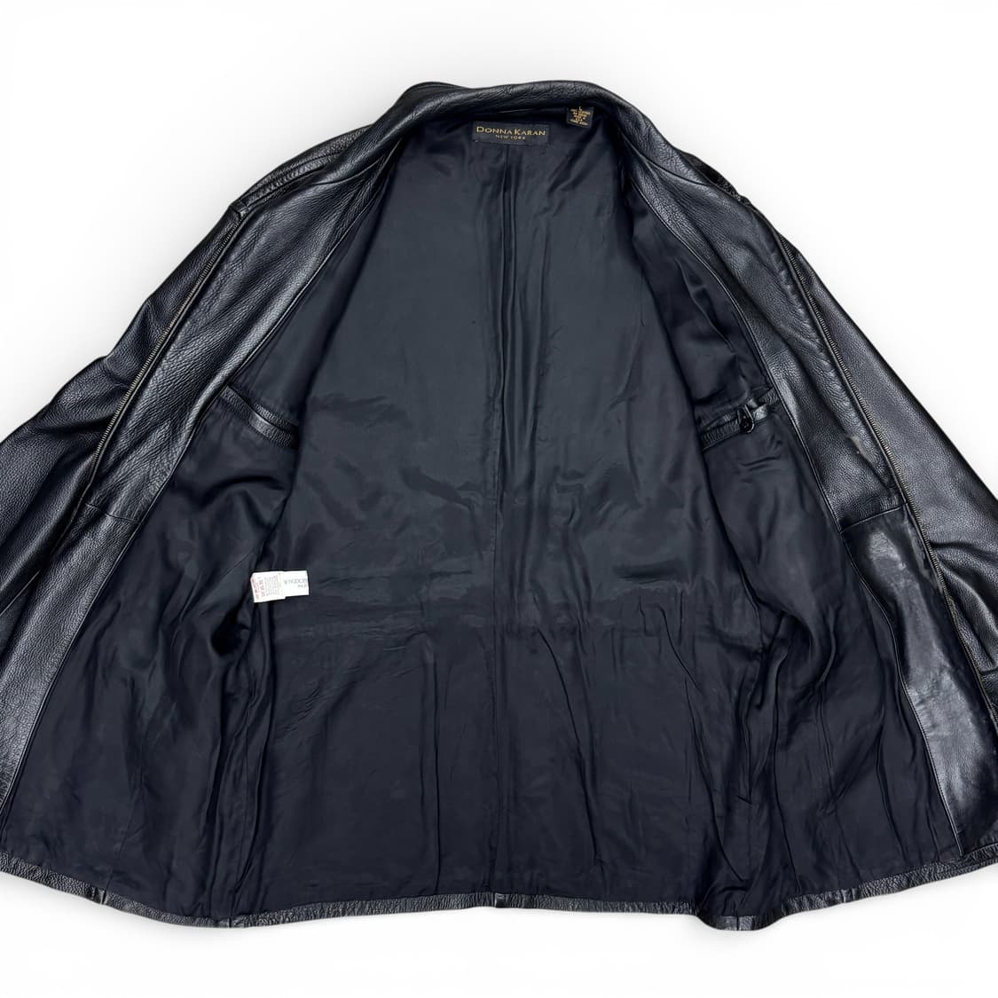 90's 도나 카란 레더 자켓 상품이미지3