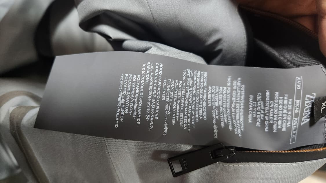 제냐 3레이어 쉘 자켓 블랙  xl 상품이미지8