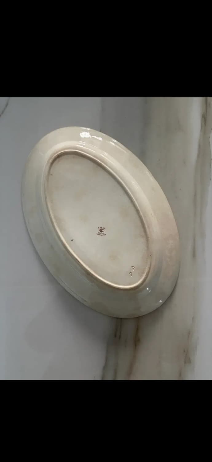 프랑스 앤틱 오발플레이트 상품이미지2