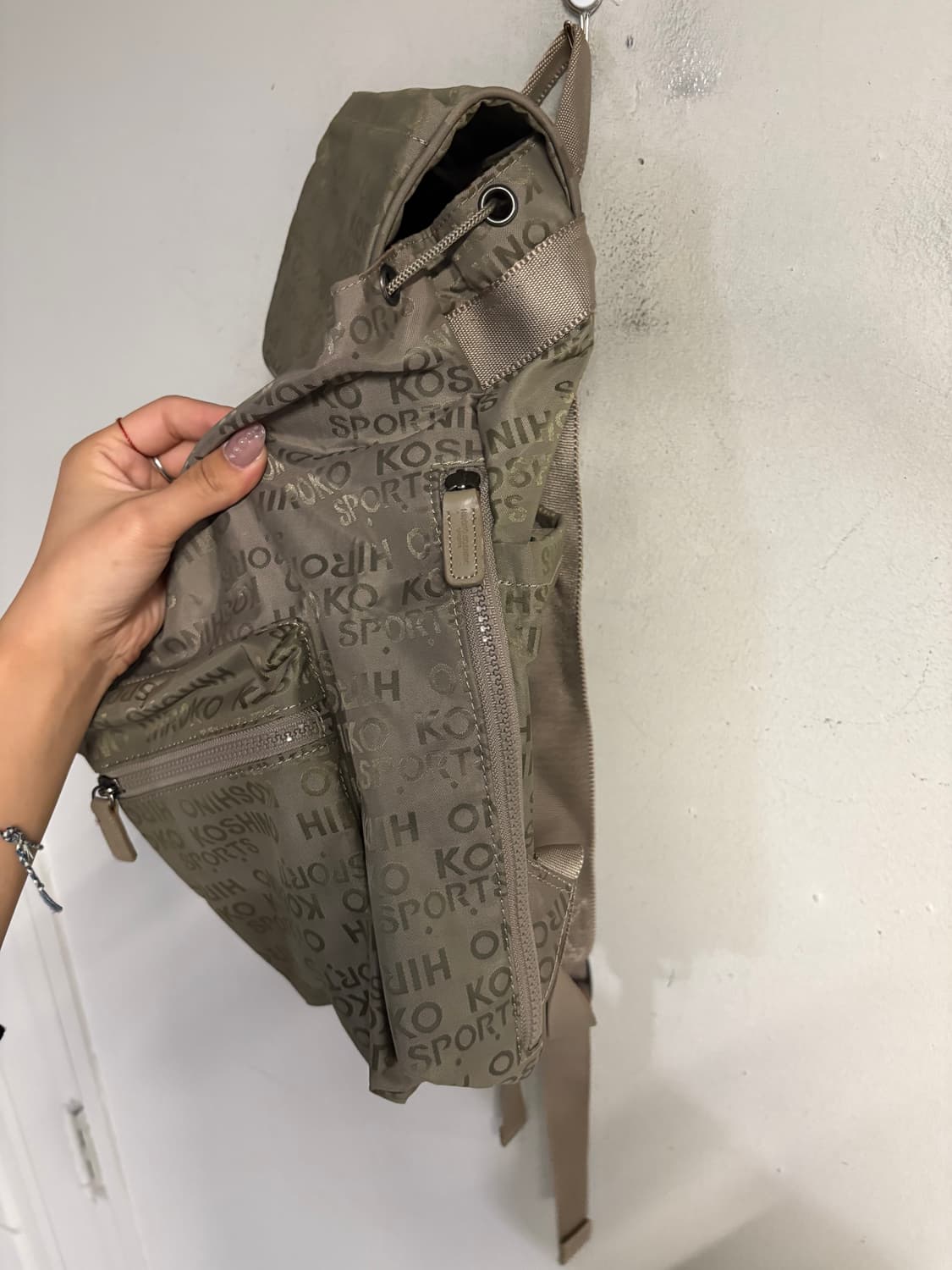 HIROKO KOSHINO SPORTS logo nylon backpac 상품이미지9