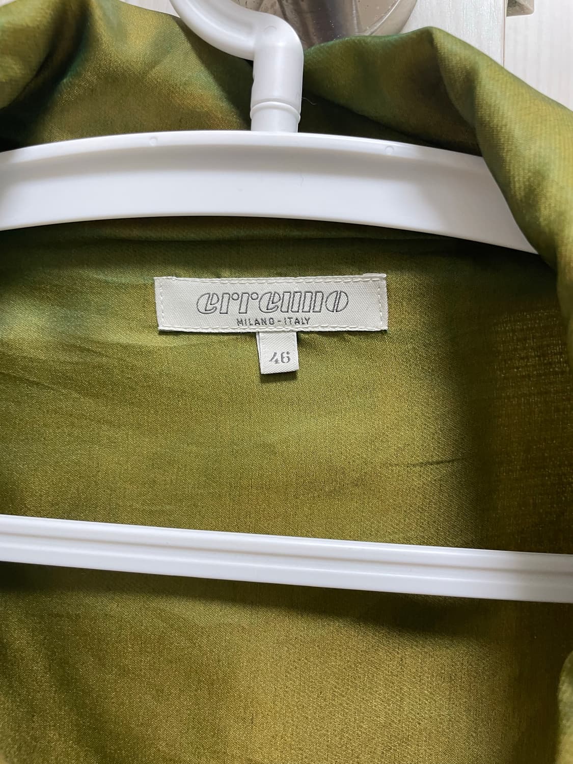 울 블렌드 하프 집업 자켓 올리브 (Made in Italy) 상품이미지2