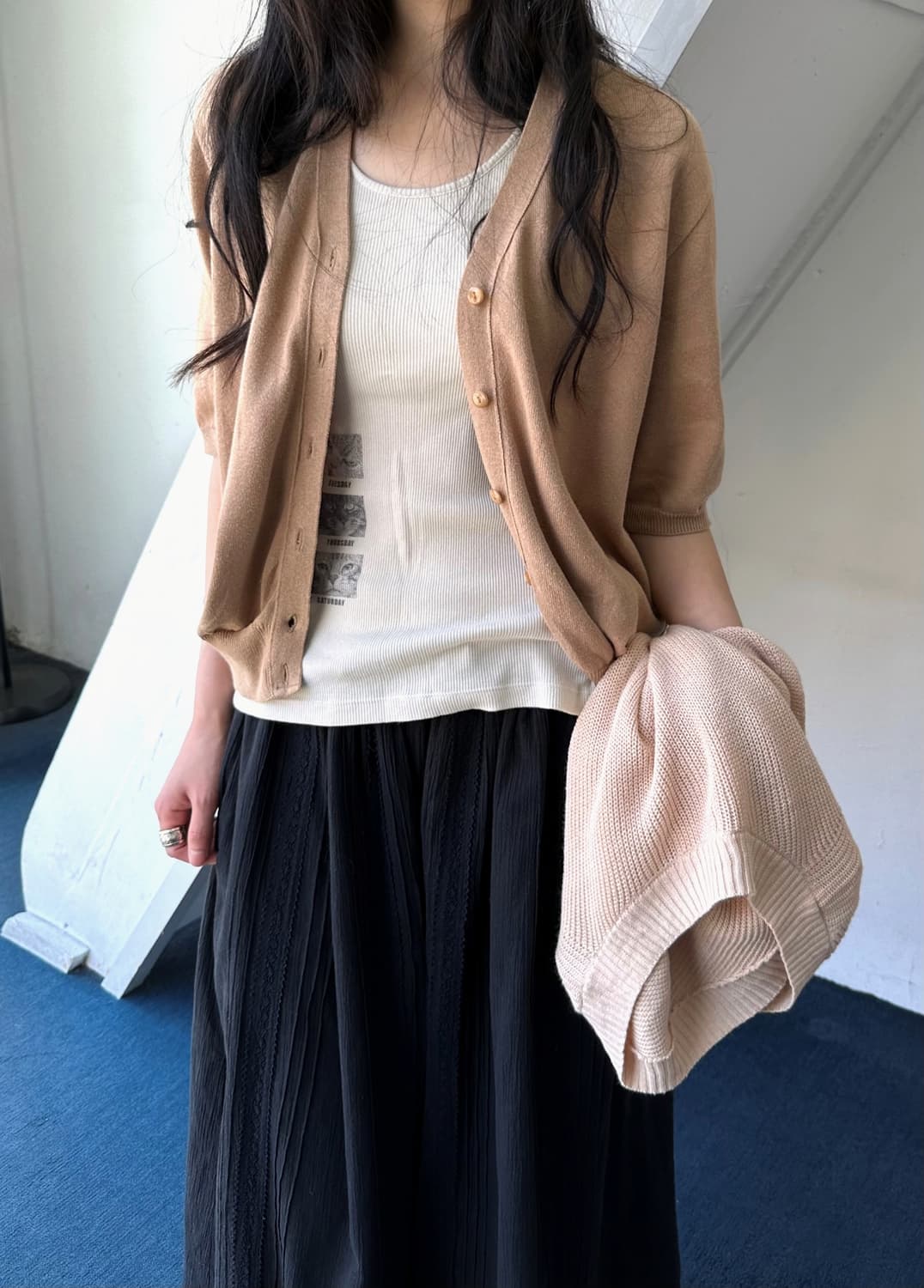 JPN made high gauge cotton H/S cardigan 상품이미지9