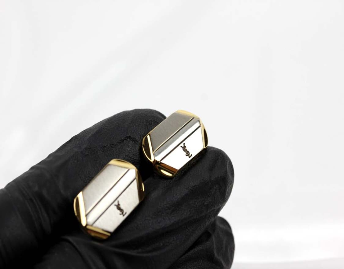 입생로랑 A-등급 남자 명품 커프스 빈티지 상품이미지4