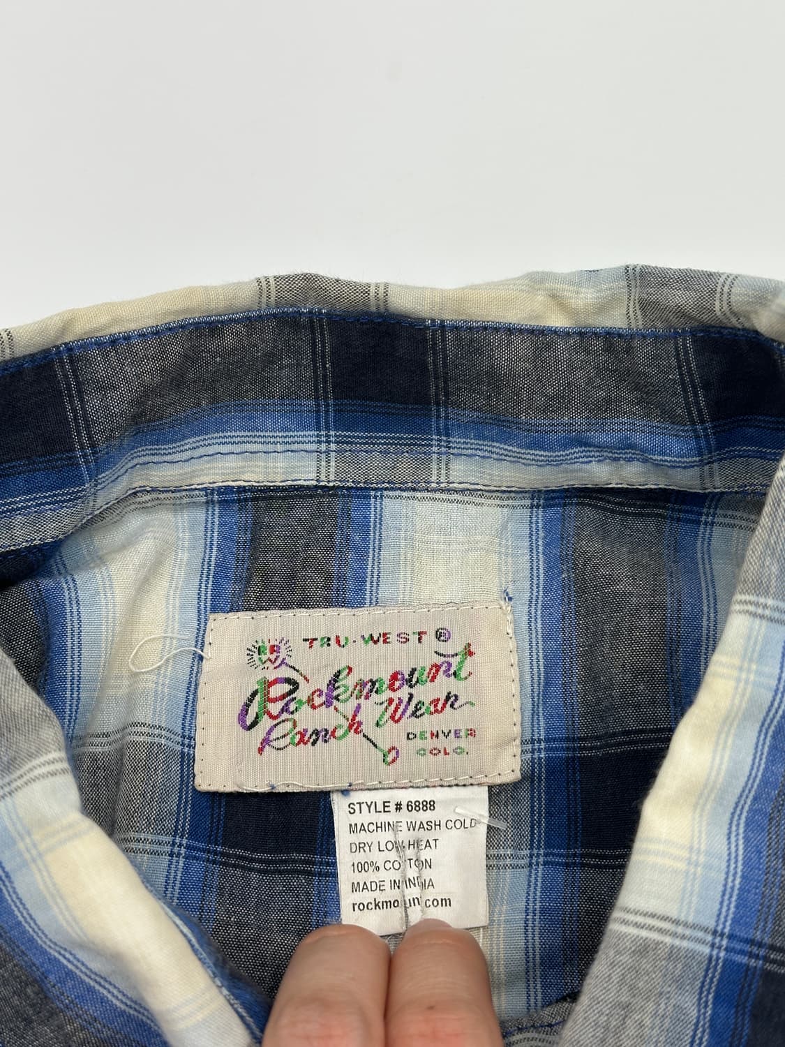 Rockmount Ranchwear 웨스턴 자수 디테일 셔츠 상품이미지5
