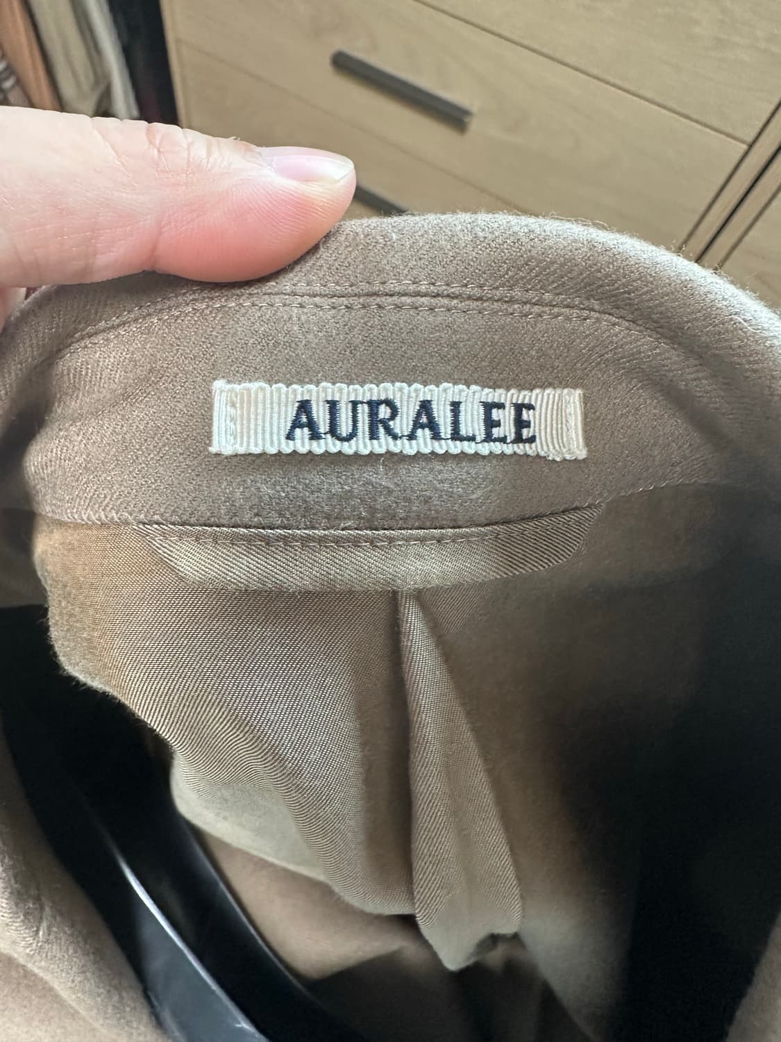 오라리 베이지 코트 상품이미지4