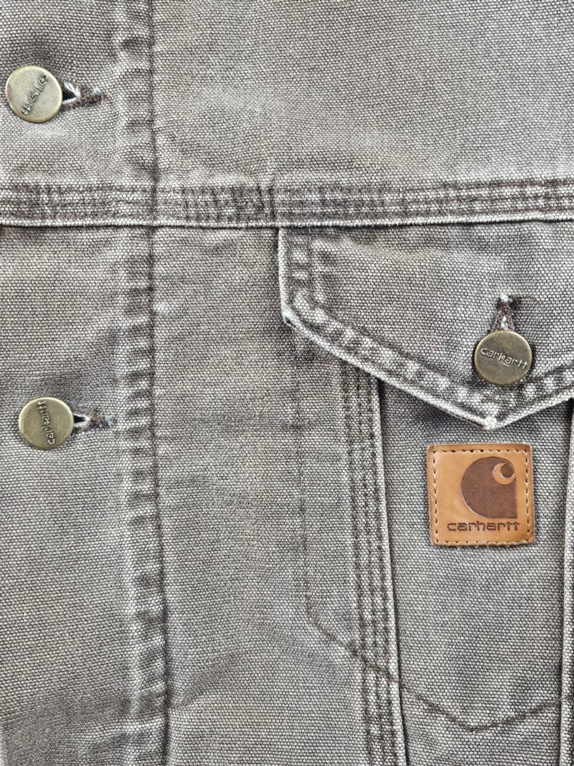 8~90's USA 칼하트J100덕캔버스 트러커 자켓 (XL)/10920 상품이미지8