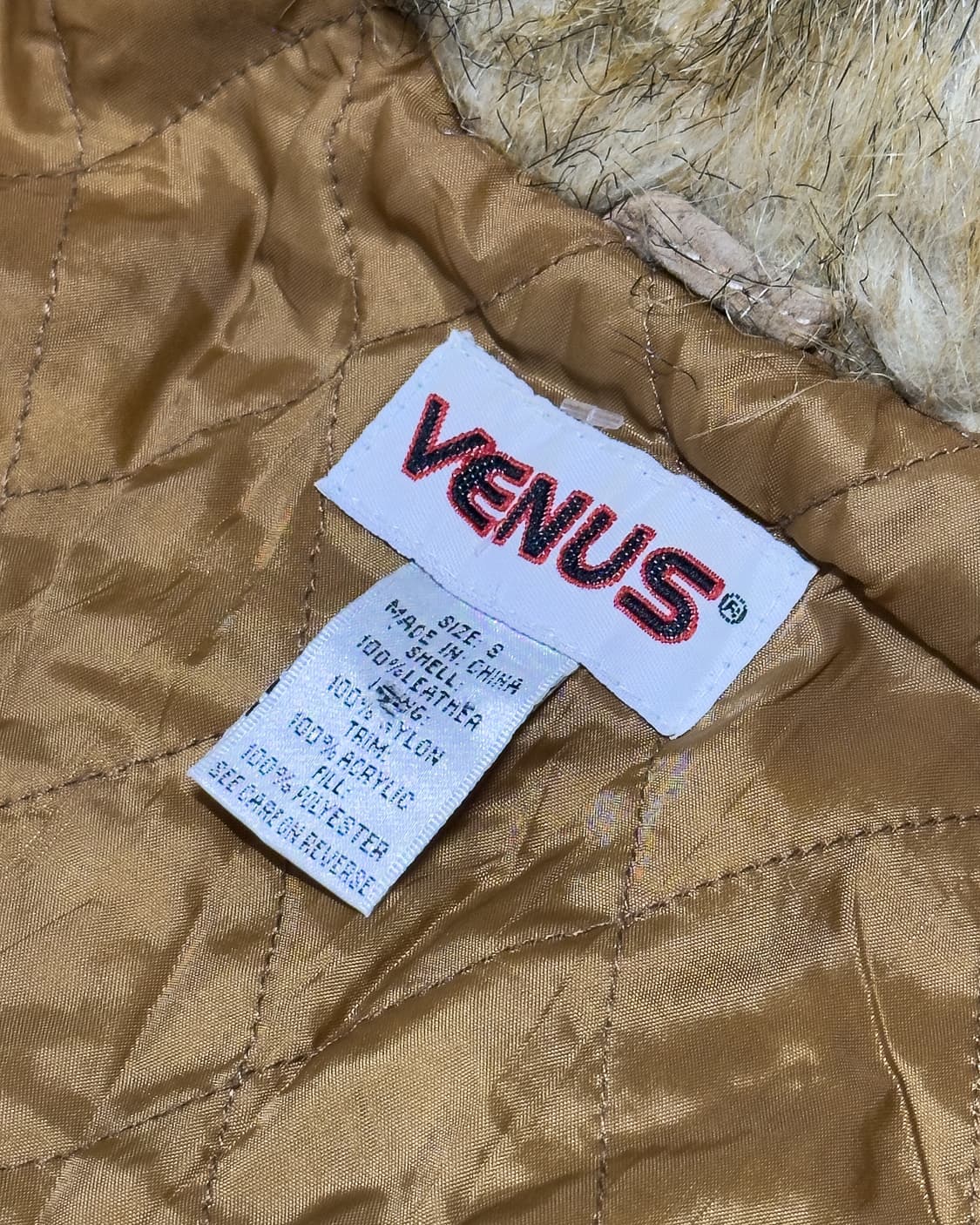 {VENUS} Pigskin Leather Fur Trim Jacket 상품이미지10