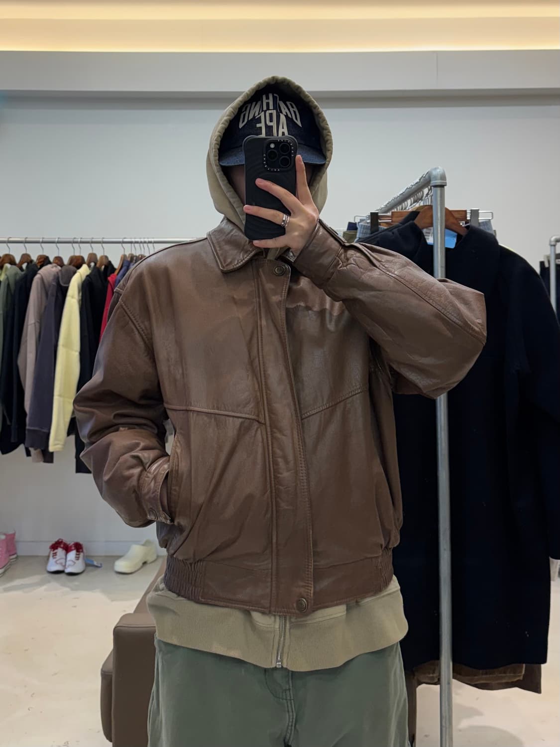 Sober A-1 레더 자켓 상품이미지4